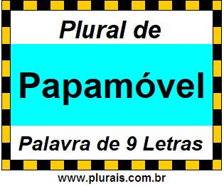 Plural de Papamóvel