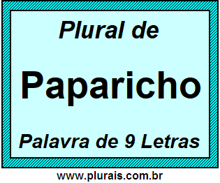 Plural de Paparicho