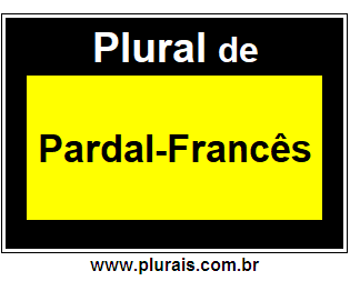 Plural de Pardal-Francês