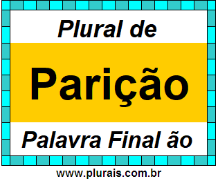 Plural de Parição