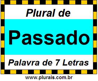 Plural de Passado