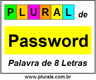Plural de Password