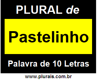 Plural de Pastelinho