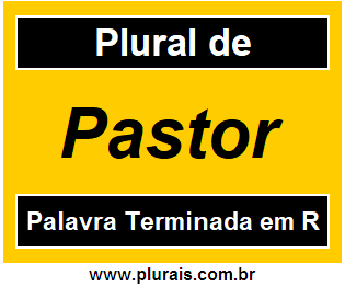 Plural de Pastor