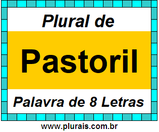 Plural de Pastoril