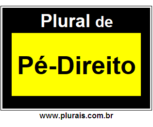 Plural de Pé-Direito