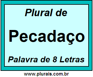 Plural de Pecadaço