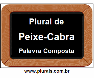 Plural de Peixe-Cabra