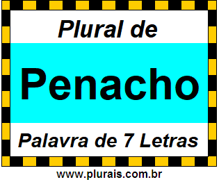 Plural de Penacho