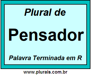 Plural de Pensador