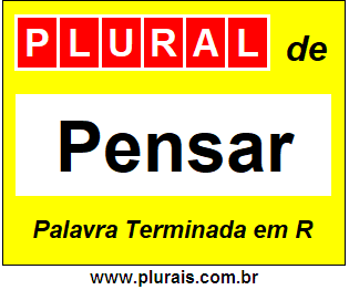 Plural de Pensar