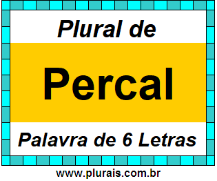 Plural de Percal