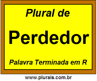 Plural de Perdedor