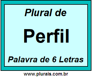 Plural de Perfil