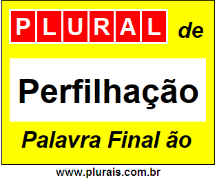 Plural de Perfilhação