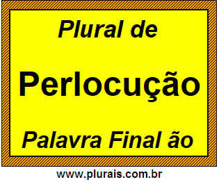 Plural de Perlocução