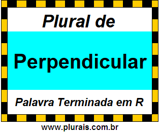 Plural de Perpendicular