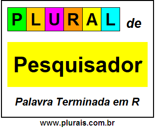 Plural de Pesquisador