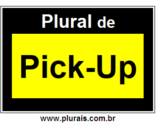 Plural de Pick-Up