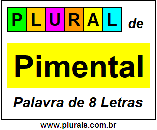 Plural de Pimental