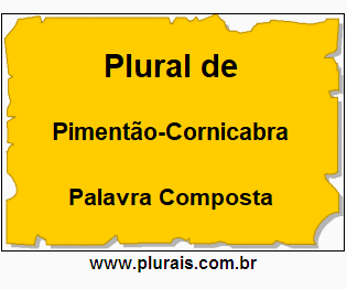 Plural de Pimentão-Cornicabra