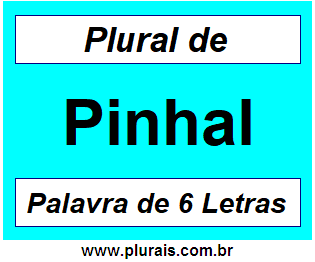 Plural de Pinhal