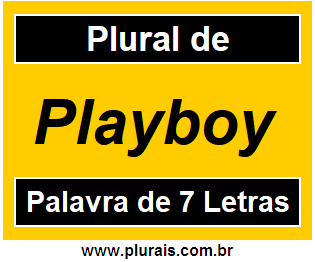 Plural de Playboy
