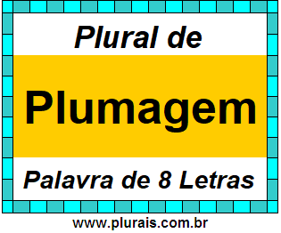 Plural de Plumagem