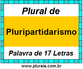 Plural de Pluripartidarismo