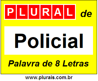 Plural de Policial