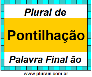 Plural de Pontilhação