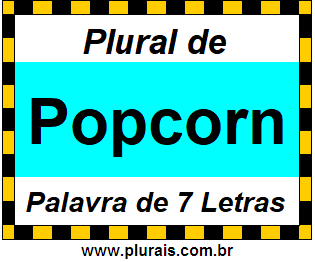 Plural de Popcorn