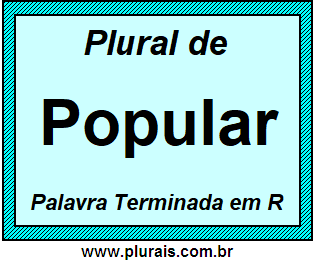 Plural de Popular