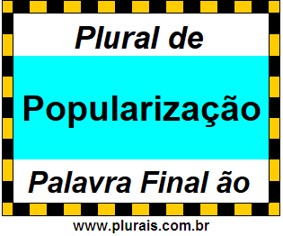 Plural de Popularização