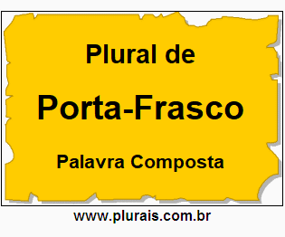 Plural de Porta-Frasco