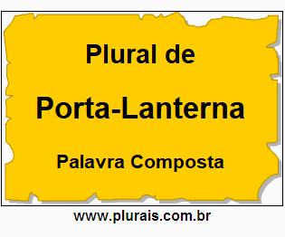 Plural de Porta-Lanterna