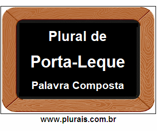 Plural de Porta-Leque