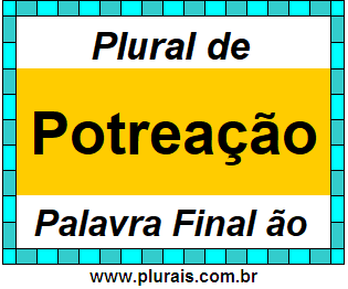 Plural de Potreação