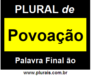 Plural de Povoação