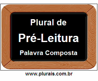 Plural de Pré-Leitura