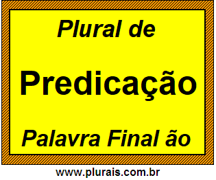 Plural de Predicação