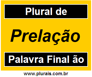 Plural de Prelação