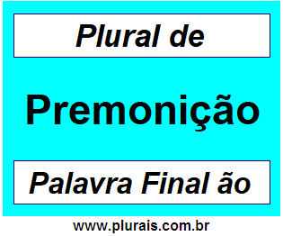 Plural de Premonição