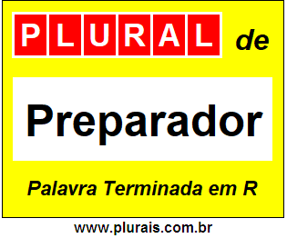 Plural de Preparador