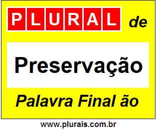 Plural de Preservação