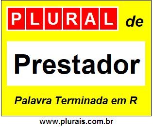 Plural de Prestador