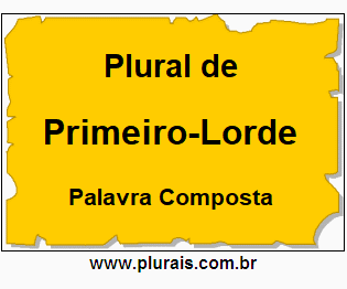 Plural de Primeiro-Lorde