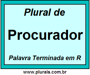 Plural de Procurador