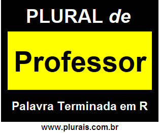 Plural de Professor