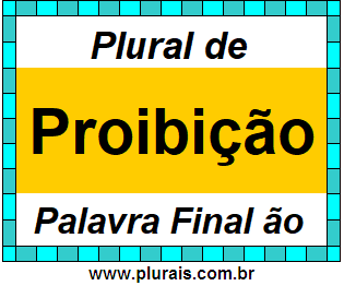 Plural de Proibição